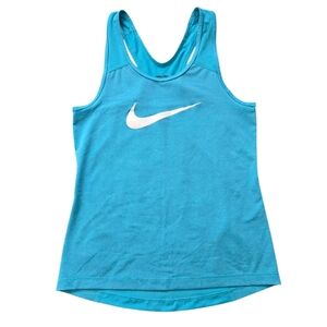 Nike Women's Blue Racerback Activewear Tank Top Size Small